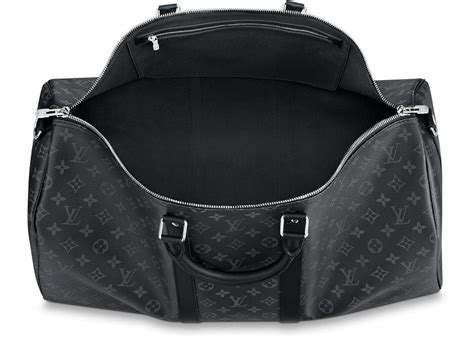 louis vuitton holdall grey|keepall 55 with shoulder strap.